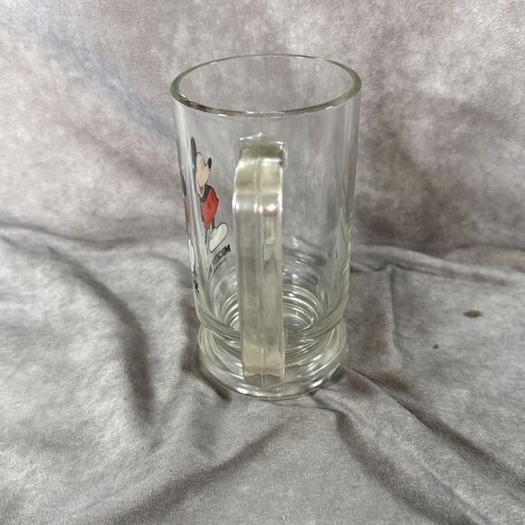 Vintage Walt Disney Productions Mickey Mouse Glass Mug - Picture 2 of 7